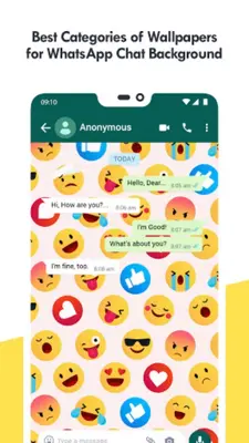 Wallpapers for WhatsApp Chat android App screenshot 7